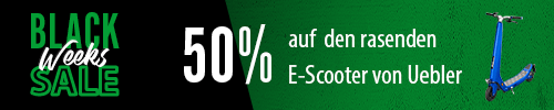 50% Rabatt: E-Scotter von Ueble
