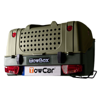 Transportbox für Anhängerkupplung TowBox V1 Dog grün
