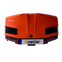 Transportbox für Anhängerkupplung TowBox V3 orange