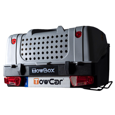 Transportbox für Anhängerkupplung TowBox V1 Dog grau